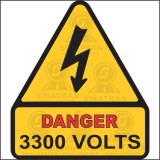 Danger - 3300 volts 
